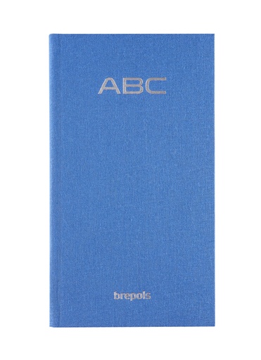 [1434331] Adresboek Brepols Notaphone Nature blauw