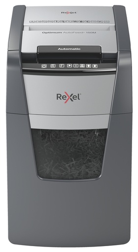 [1434352] Papiervernietiger Rexel Optimum Auto+ 150M P5 snippers 2x15mm