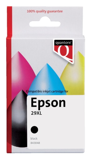 [843048] Cartouche d''encre Quantore alternative pour Epson 29XL T299140 noir