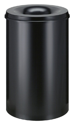 [394801] Corbeille à papier Vepa Bins anti-feu 110L noir