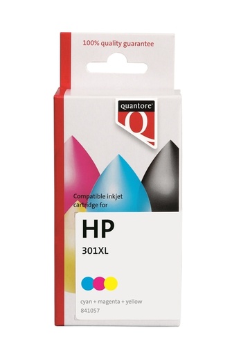 [841057] Cartouche d’encre Quantore alternative pour HP CH564EE 301XL couleur