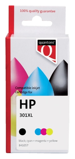 [841057] Inktcartridge Quantore alternatief tbv HP CH564EE 301XL kleur