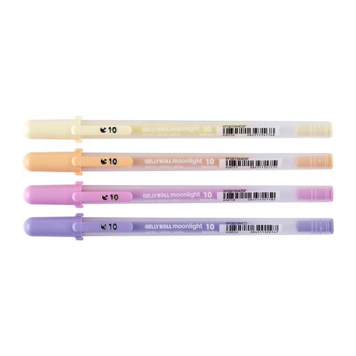 [1433604] Gelschrijver Sakura Gelly Roll Moonlight 10 sunrise set à 4 kleuren