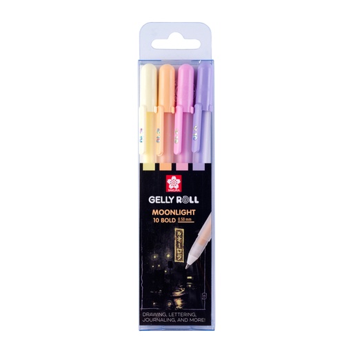 [1433604] Stylo gel Sakura Gelly Toll Moonlight 10 Sunrise set 4 couleurs