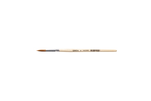 [1422095] Pinceau Qrea poil synthétique n° 8 largeur 5,5mm