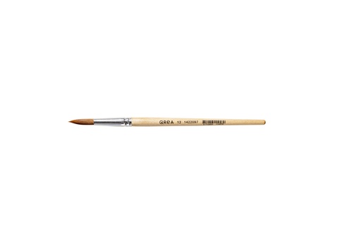 [1422097] Pinceau Qrea poil synthétique n° 12 largeur 7,1mm