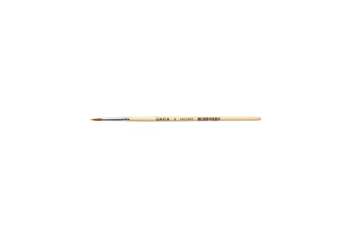 [1422407] Pinceau Qrea poil synthétique n° 3 largeur 3mm