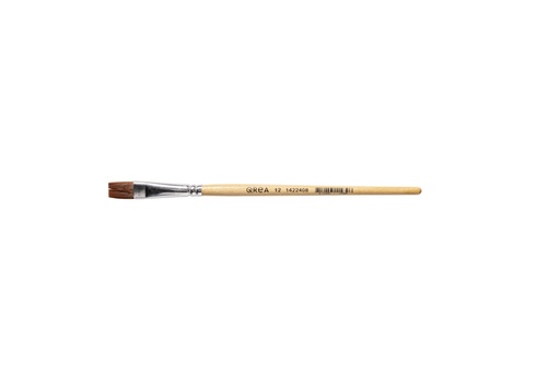 [1422408] Pinceau Qrea poil synthétique n° 12 largeur 12,3mm