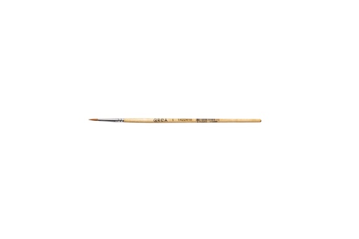 [1422410] Pinceau Qrea poil synthétique n° 1 largeur 2,7mm