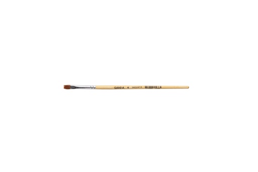[1422413] Pinceau Qrea poil synthétique n° 6 largeur 6,4mm