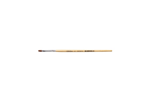 [1422415] Pinceau Qrea poil synthétique n° 4 largeur 4,9mm