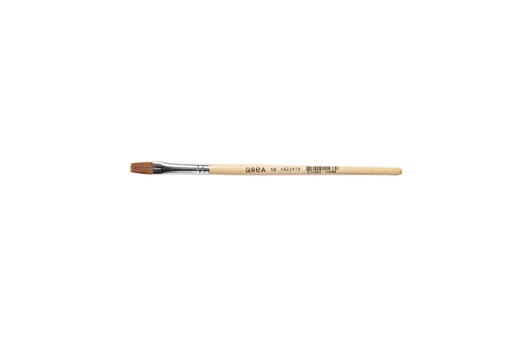[1422419] Pinceau Qrea poil synthétique n° 10 largeur 9,4mm