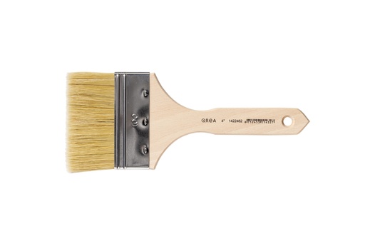 [1422462] Brosse plate Qrea soie de porc nr 4 largeur 100mm