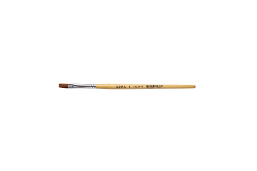 [1422478] Pinceau Qrea poil synthétique n° 8 largeur 8,3mm
