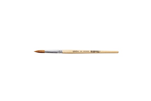 [1423456] Pinceau Qrea poil synthétique n° 14 largeur 9,6mm