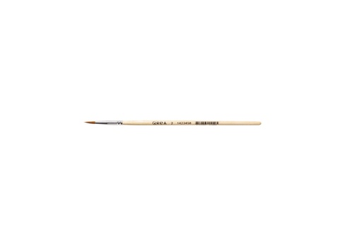 [1423458] Pinceau Qrea poil synthétique n° 2 largeur 3mm