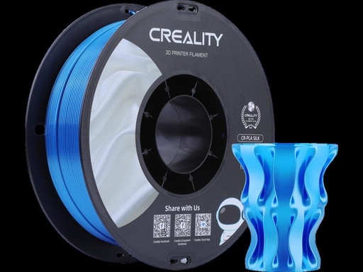 [1433117] Filament 3D Creality PLA 1.75mm Silk bleu 1kg