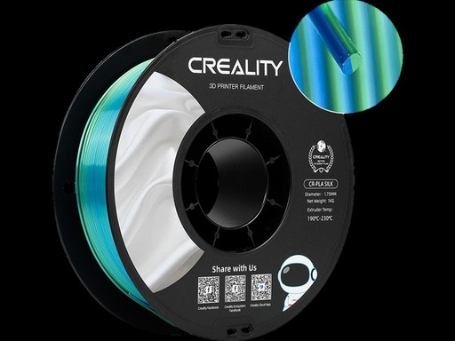 [1433125] Filament 3D Creality PLA 1.75mm bleu vert 1kg