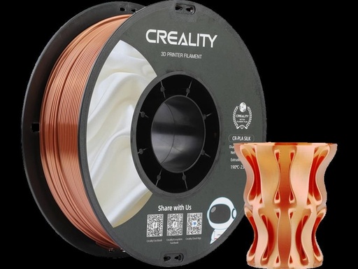 [1433128] 3D Filament Creality PLA 1.75mm Silk rood koper 1kg