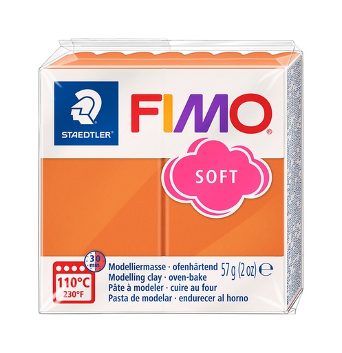 [1434402] Boetseerklei Fimo soft 57 gram cognac