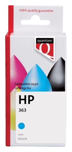 [841035] Cartouche d’encre Quantore alternative pour HP C8771EE 363 bleu