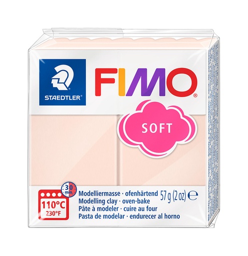 [1434415] Pâte à modeler Fimo Soft 57g pêche