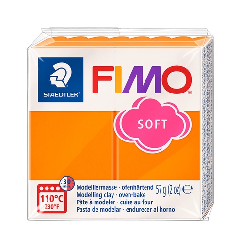 [1434416] Boetseerklei Fimo soft 57 gram mandarijn