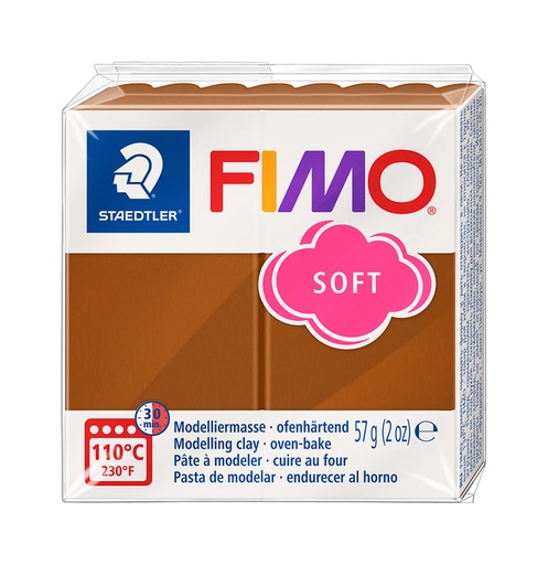 [1434419] Pâte à modeler Fimo Soft 57g caramel