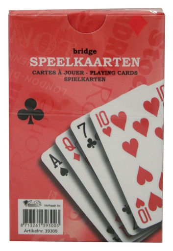 [798572] Jeu de cartes Premium Rood