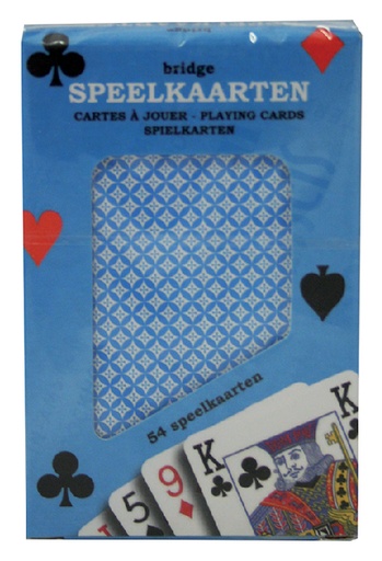 [798573] Jeux de cartes Premium bleu