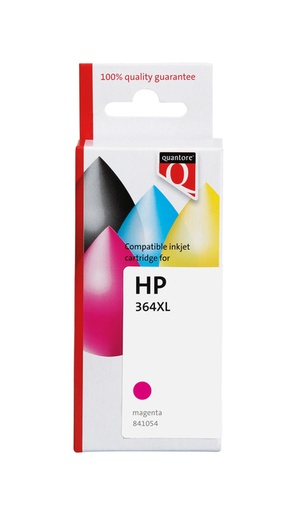 [841054] Cartouche d’encre Quantore alternative pour HP CB324A  364XL rouge