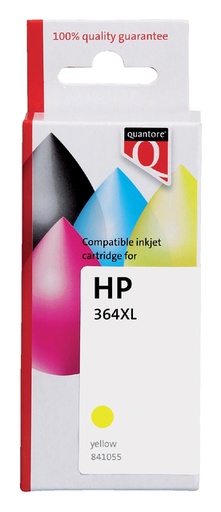 [841055] Cartouche d’encre Quantore alternative pour HP CB325A 364XL jaune