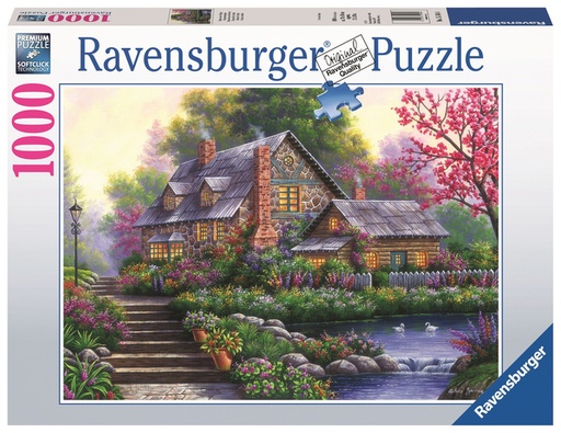 [1421672] Puzzle  Romantische cottage 1000 pièces