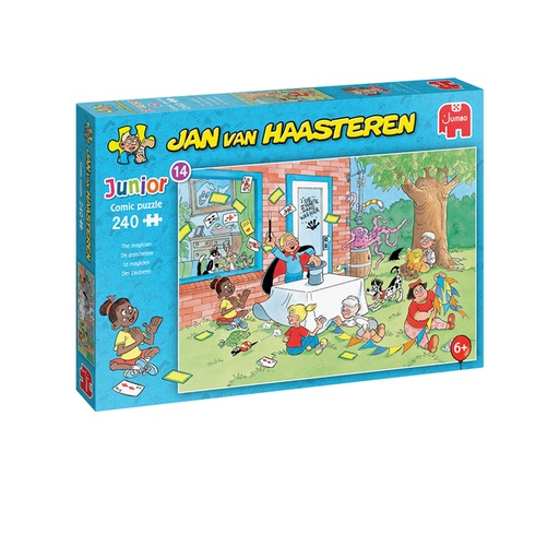 [1421747] Puzzel Jan van Haasteren Junior 14 De Goochelaar 240 stukjes