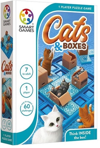 [1421881] Jeu puzzle Smart Cats & Boxes (60 défis)
