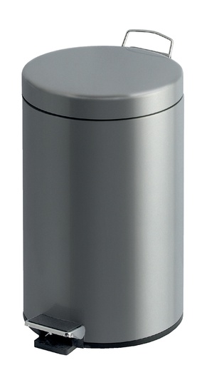 [394505] Poubelle à pédale V-part 12L inox mat