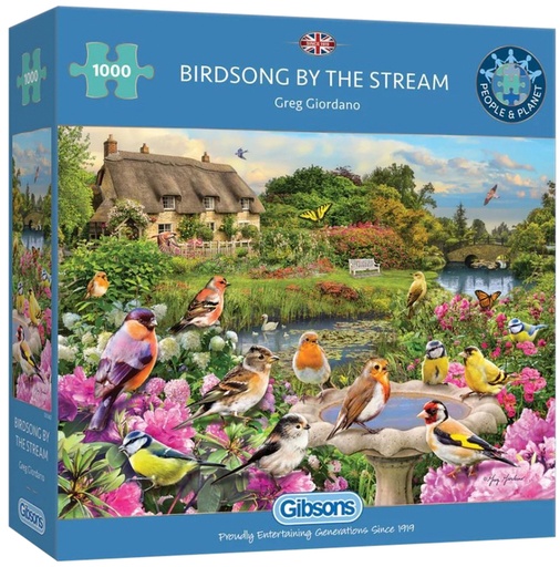 [1422577] Puzzel Gibsons Birdsong by the Stream 1000st