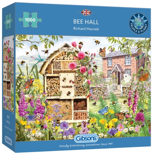 [1422580] Puzzel Gibsons Bee Hall 1000 stukjes