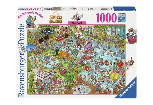 [1429527] Puzzle Ravensburger Ray Comics The Pool partie 3 1000 pièces