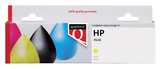 [841119] Inktcartridge Quantore alternatief tbv HP F6T79AE 913A geel