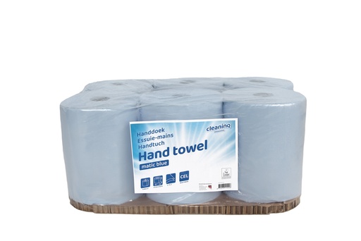 [1434257] Essuie-mains Cleaninq H1 Matic 2 épaisseurs 6x 150m bleu