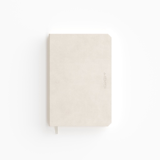 [1434974] Carnet de notes De Kempen Cotton Vanilla 110x160mm uni 160 pages 90g blanc