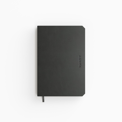 [1434977] Carnet de notes De KEMPEN Ashblack 110x160mm ligné 160 pages 90g noir