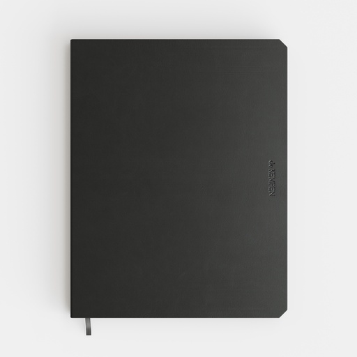 [1435006] Carnet de notes De KEMPEN Silence 171x220mm ligné 192 pages 90g bleu foncé