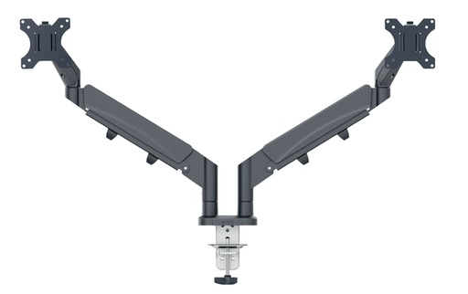 [1434468] Monitorarm Leitz Ergo ruimtebesparend dubbel donkergrijs