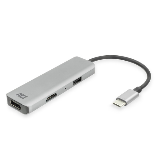 [1434952] Adaptateur ACT multiport USB-C 4K pour 2 écrans HDMI