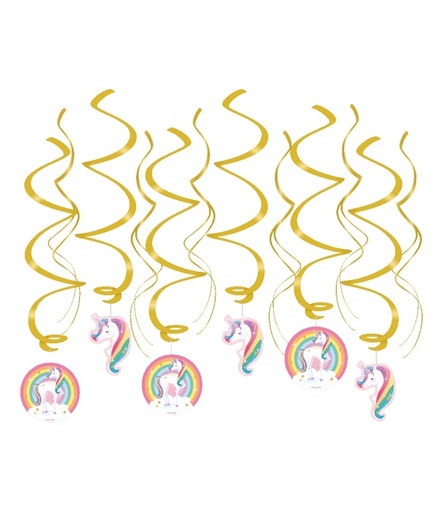 Swirl decorations Unicorn