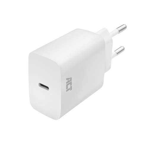 [1434944] Chargeur ACT USB-C 1 port 20W pour charge rapide