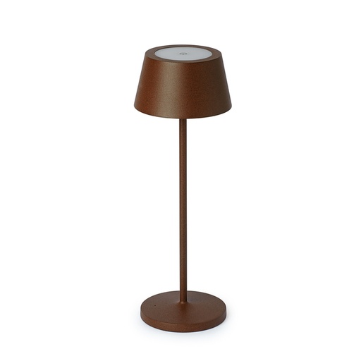 [1435102] Tafellamp MAUL Nina LED oplaadbaar dimbaar bruin