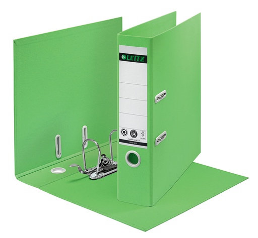 [1430960] Ordner Leitz Recycle 180° 80mm karton A4 groen